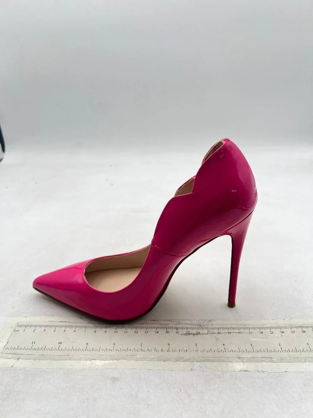 FSJ Hot Pink Pointed Toe High Heels Sexy Stiletto Pumps Office Lady Casual Shoes